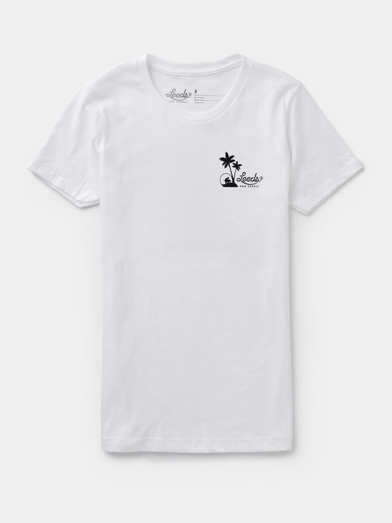 Dog Beach - Womens T-Shirt - White